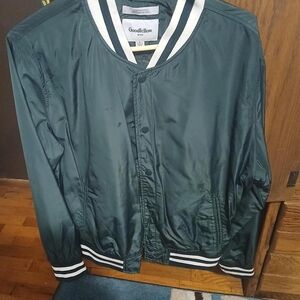 Goodfellow & Co Men's Dark Green Varsity Jacket